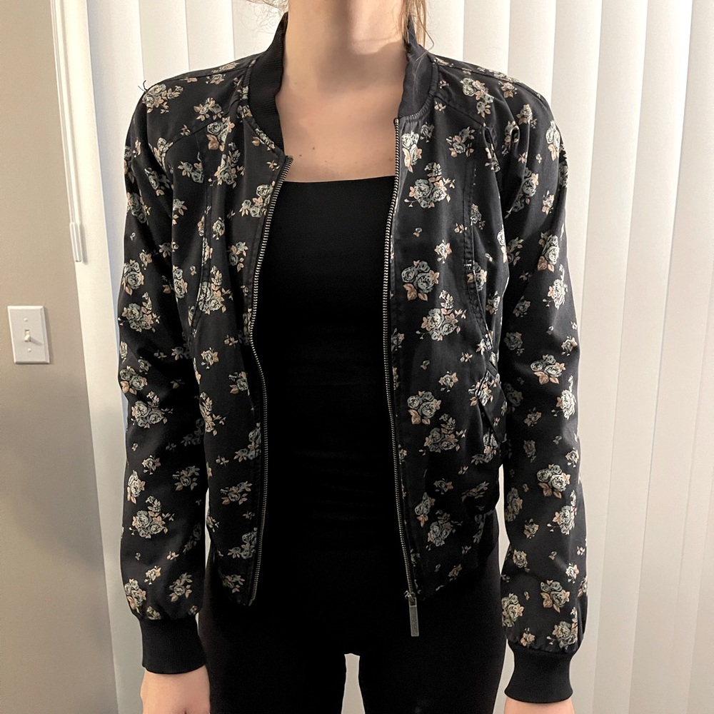 Jacket with flowers. Great condition